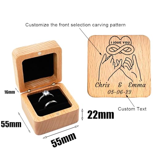 Personalized Couple Rings with Engraved Names for Wedding and Promise
(Target audience: Couples)