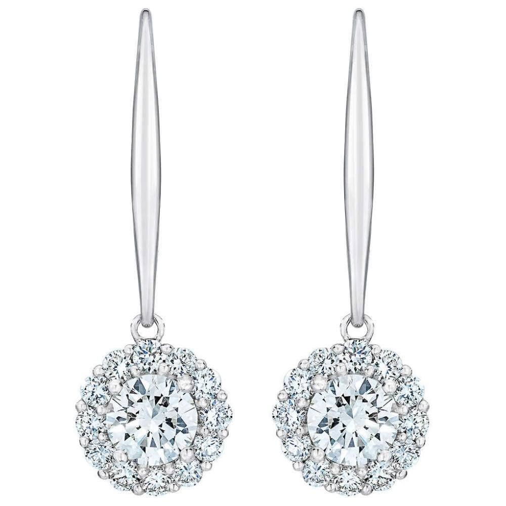 P3 Pompeii3 Lab Created Diamond White/Yellow Gold Stud Earrings